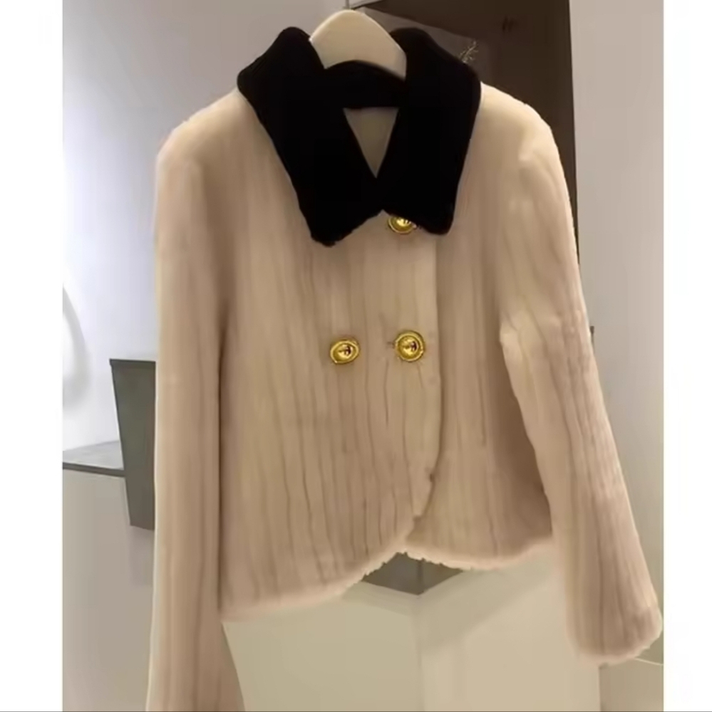 Jacket For Women Autumn Winter Faux Fur Coat French - Picture 7 of 9